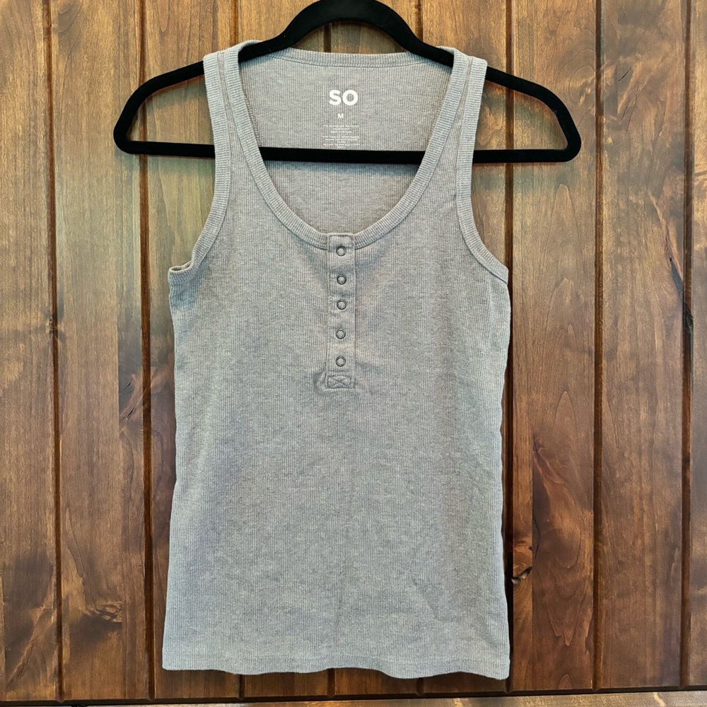 SO Women’s Gray Tank Top